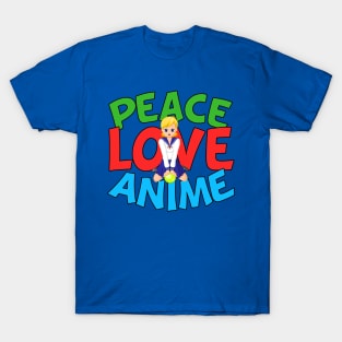 Peace Love Anime T-Shirt